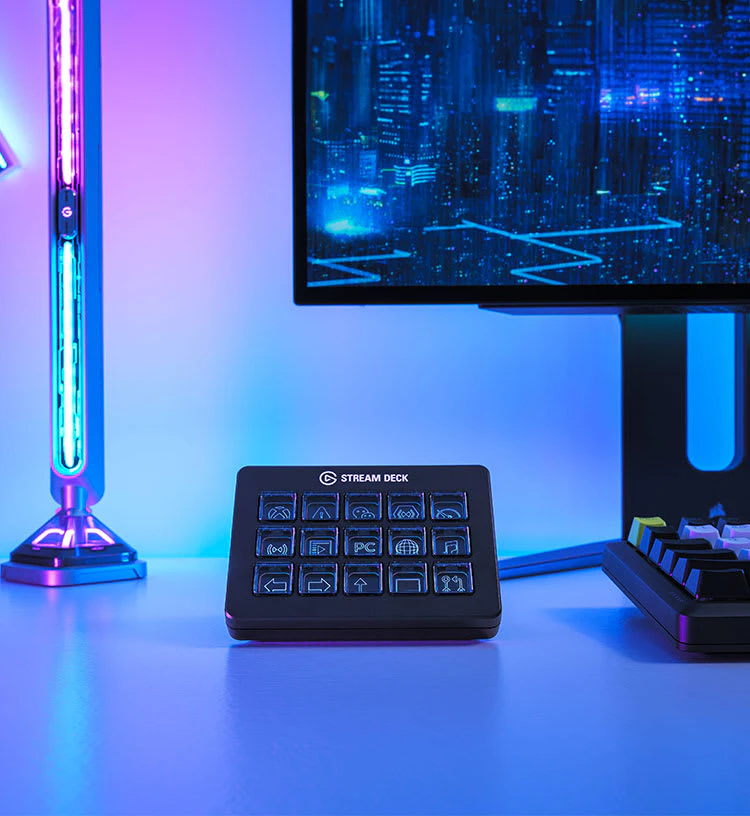 Stream Deck Scissor Keys | Precision 15-Key Control Pad | Elgato